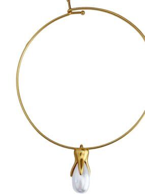 Schiaparelli Teeth Pearl Choker Necklace